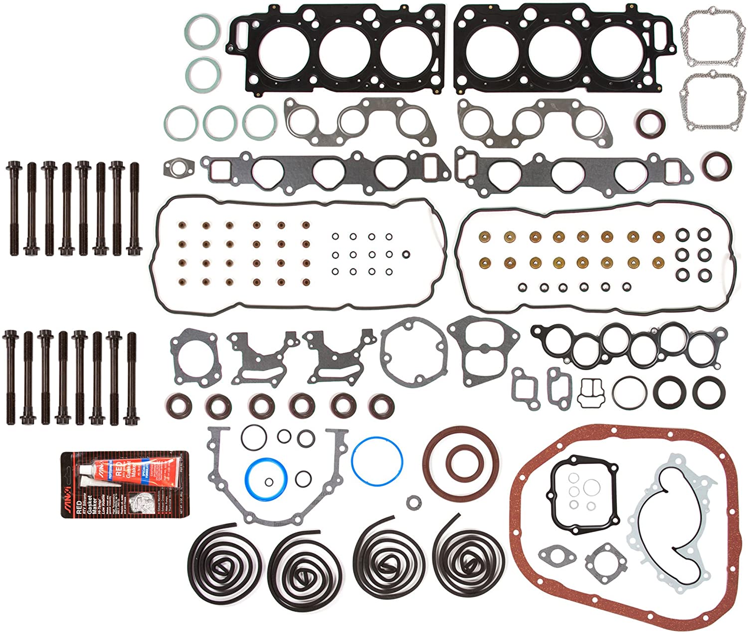 Evergreen FSHB2044 Full Gasket Set Head Bolt