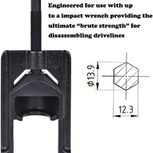 Aain A034 Heavy Duty U-Joint Puller with Bearing Cups 1.5" - 2.2" for use on Class 7-8 Intermediate Trucks, Buses, Farm Equipment.