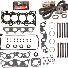Evergreen HSHBTBK4029 Head Gasket Set Timing Belt Kit Compatible with/Replacement for 96-00 Honda 1.6 D16Y5 D16Y7 D16Y8