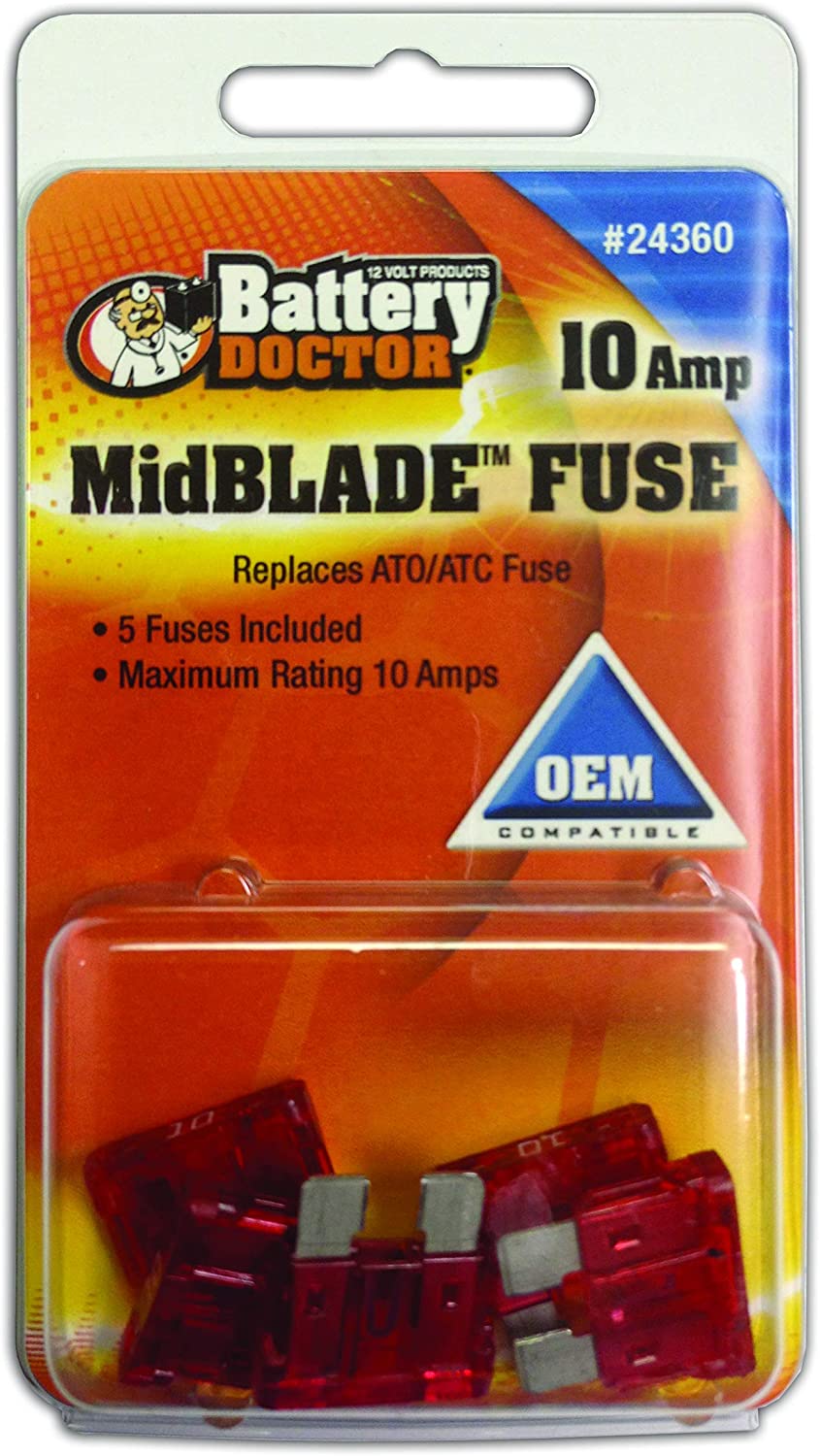 WirthCo Engineering Inc 24365-50 15 Amp Fuse ATC/ATO 50 Pk