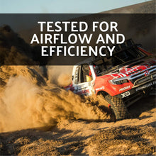 AEM 21-2259BF Universal DryFlow Clamp-On Air Filter: Oval Tapered; 4 in (102 mm) Flange ID; 9 in (229 mm) Height; 10.5 in (267 mm) Base; 9.5 in x 6.75 in (241 mm x171 mm) Top