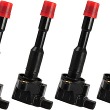 ENA Complete Pack of Ignition Coils Compatible with Front Rear 2003 2004 2005 Honda Civic Hybrid 1.3L Compatible with UF-374 UF-373