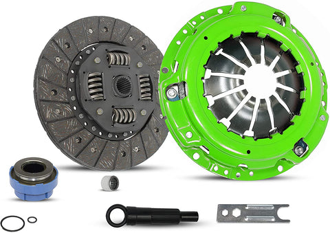 Clutch Kit works with Mazda Pickup B2300 B2500 Ranger Base XL XLT Limited Sport STX DX Edge Tremor Troy Splash SE 1995-2011 2.3L L4 GAS DOHC 2.5L L4 GAS SOHC 3.0L V6 (Clutch disc Stage 1)
