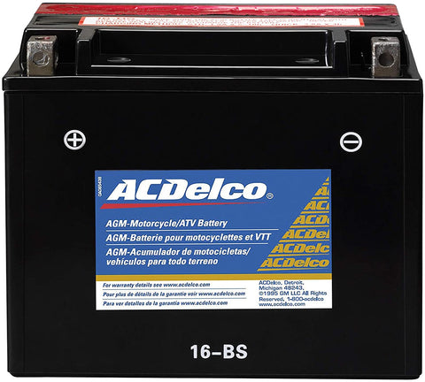 ACDelco ATX16BS Specialty AGM Powersports JIS 16-BS Battery