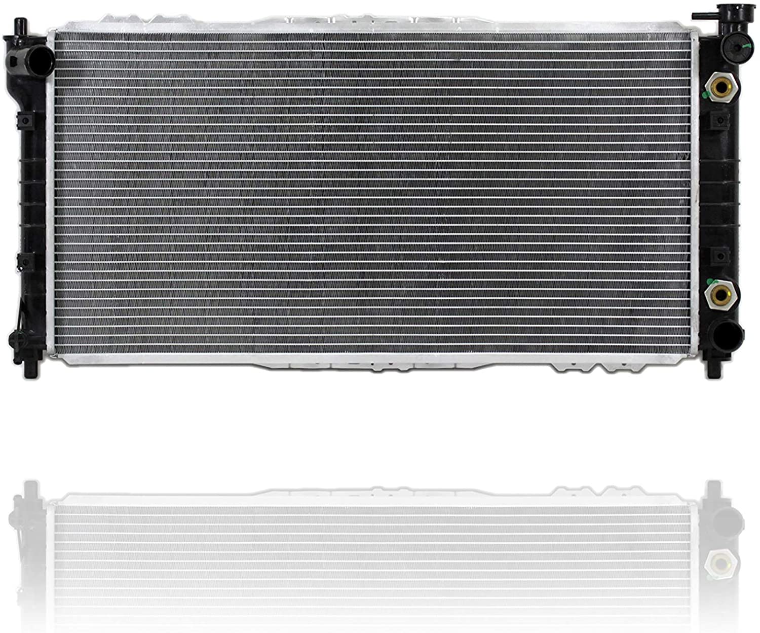 Radiator - PACIFIC BEST INC. For/Fit Mar'01-02 Mazda 626 Automatic Transmission 4Cy 2.0L - Plastic Tank, Aluminum Core - FS1K15200