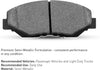Front or Rear R1 Concepts Semi-Met Brake Pad With Rubber Steel Rubber Shims