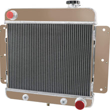 OzCoolingParts 4 Row Core All Aluminum Radiator for 1962-1967 63 64 65 66 Chevy II, Nova Inline w/ V8 Conversion