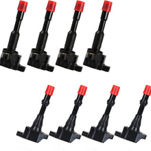 ENA Complete Pack of Ignition Coils Compatible with Front Rear 2003 2004 2005 Honda Civic Hybrid 1.3L Compatible with UF-374 UF-373