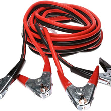 Cal-Hawk CBC25 Heavy Duty 2 Gauge Wire Extra Long 25 Feet Ft Length 600 Amp Copper Plate Parrot Jaw Auto Booster Jumper Jumping Cable by CTT