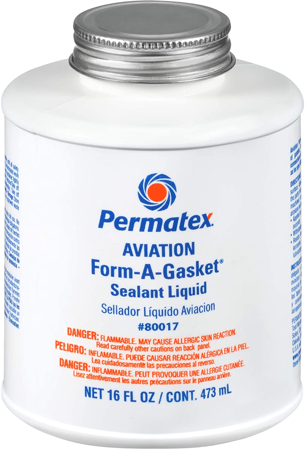 Permatex 80017 Aviation Form-A-Gasket No. 3 Sealant, 16 oz.