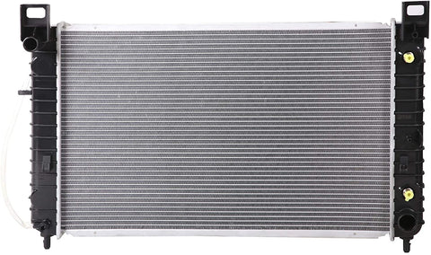 Lynol Cooling System Complete Aluminum Radiator Direct Replacement Compatible With 99-04 Silverado Sierra 1500 2500 00-04 Tahoe Yukon 00-06 Suburban Yukon XL 02-05 Escalade 28 1/2