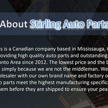 Stirling - 2010 For Acura CSX Rear Set (Both Left and Right) Semi Metallic Brake Pads with 2 Years Manufacturer Warranty