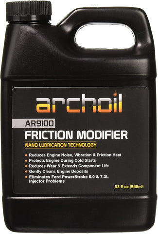 Ar9100 (32 Oz) Friction Modifier - Treats up to 32 Quarts of Engine Oil - Stiction Solution