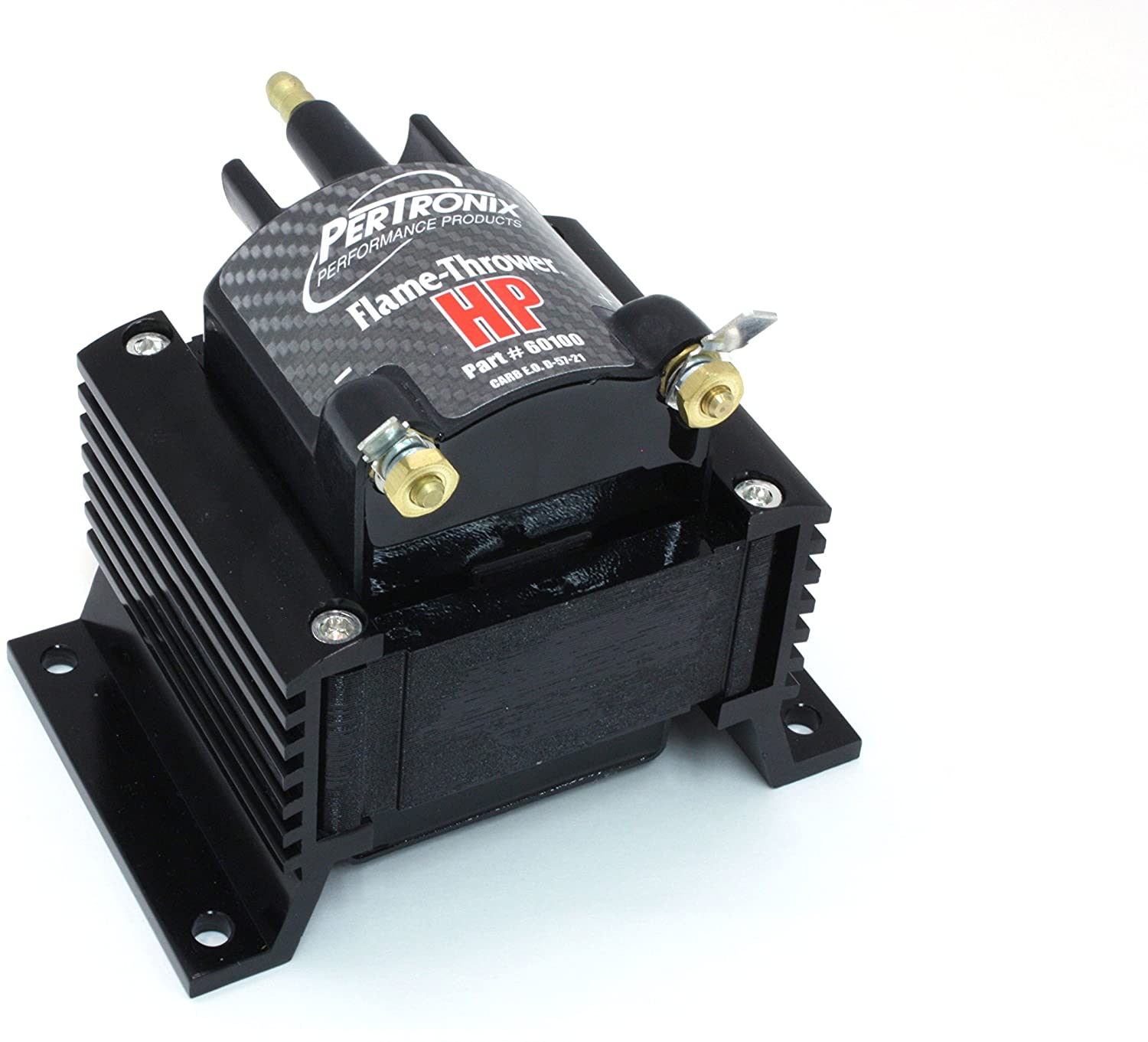 Pertronix 60100 Ignition Coil (Flame-Thrower HP Coil 45,000 Volt E-Core 0.2 ohm), 1 Pack