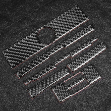 Akozon Carbon Fiber Center Console Air Conditioning Outlet Vent Trim Cover for 3 Series f30 f40