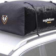 Rightline Gear Sport Jr Car Top Carrier, 10 cu ft Sized for Compact Cars, 100% Waterproof Zipper, Attaches With or Without Roof Rack, 100S50