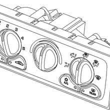 ACDelco 15-72846 GM Original Equipment Heating and Air Conditioning Control Panel with Rear Window Defogger Switch