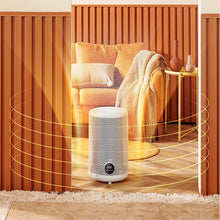 LYYAN Household Heater Portable Dual-Control Waterproof Dual-Purpose Electric Heater for Home and Bath Energy-Saving Electric Heater (White) Three-Speed Adjustment 1200W/1000W/600W