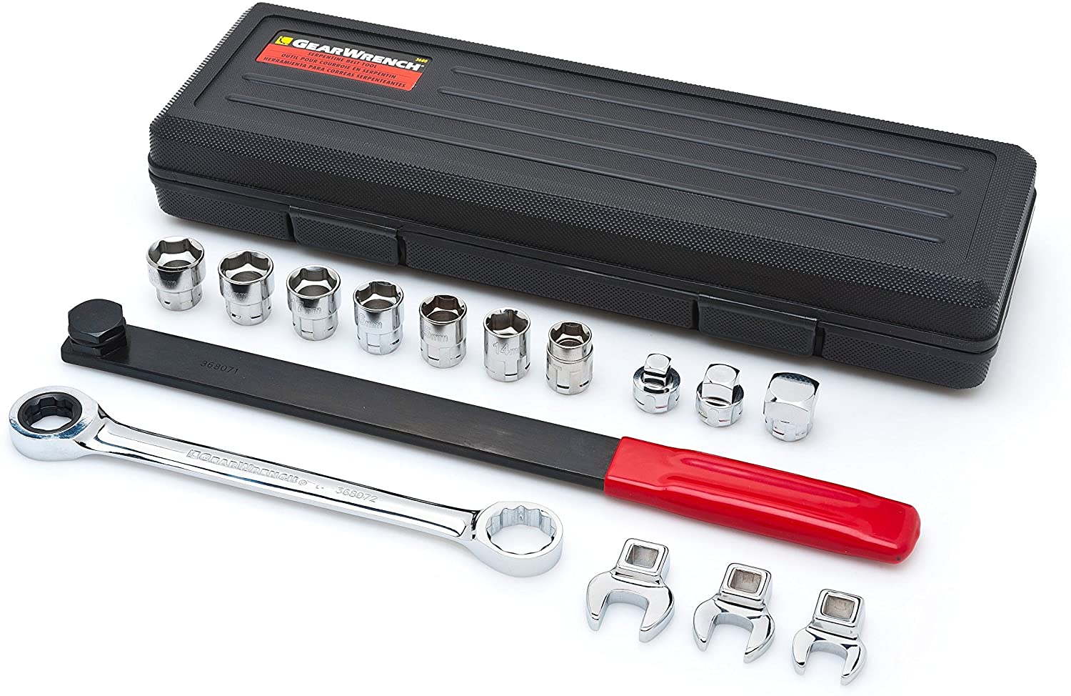 GEARWRENCH 15 Pc. Ratcheting Serpentine Belt Tool Set - 3680D