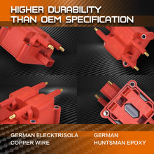 ENA Direct Ignition Coil Pack compatible with 1995-2010 Chrysler Dodge Jeep Mitsubishi Plymouth L4 V10 8.0L 8.3L