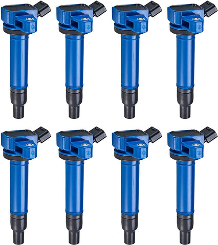 ENA Pack of 8 High Performance Ignition Coils Compatible with Toyota Lexus 4Runner Tundra Land Cruiser Sequoia GS430 GX470 LS430 LX470 LX570 SC430-4.3L 4.7L 5.7L V8 fit for C1173 UF-230