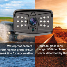 AMTIFO A4 HD 1080P Digital Wireless 4 Backup Cameras with 7'' Monitor Kit Split Screen for RVs/Trailers/5th Wheels/Motorhomes,Highway Monitoring System IP69K Waterproof Super Night Vision