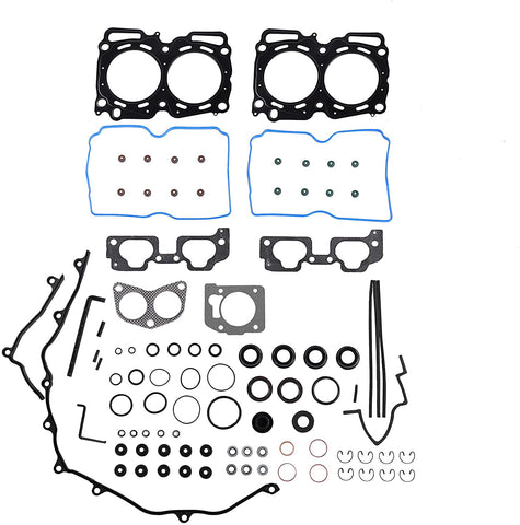 DNJ HGS715 MLS Head Gasket Set for 1999-2011 / Saab, Subaru / 9-2X, Baja, Forester, Impreza, Legacy, Outback / 2.5L / SOHC / H4 / 16V / 2458cc / EJ251, EJ252, EJ253, EJ259