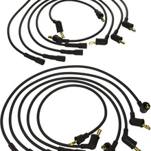 PerTronix 708105 Flame-Thrower Black Custom Fit Spark Plug Wire for 8 Cylinder