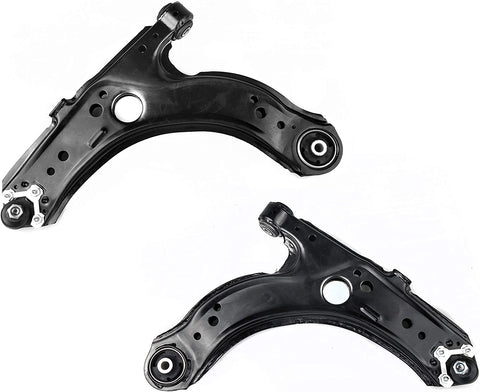 ADIGARAUTO K620717 K620718 2PCS FRONT LOWER Control Arm and Ball Joint Assembly Compatible With Volkswagen Beetle 1998-2010 Volkswagen Golf Jetta 1999-2004