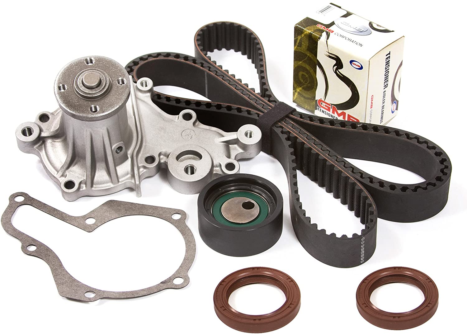 Evergreen TBK095WPT Fits Suzuki G13A 8-Valves SOHC Timing Belt Kit w/Water Pump