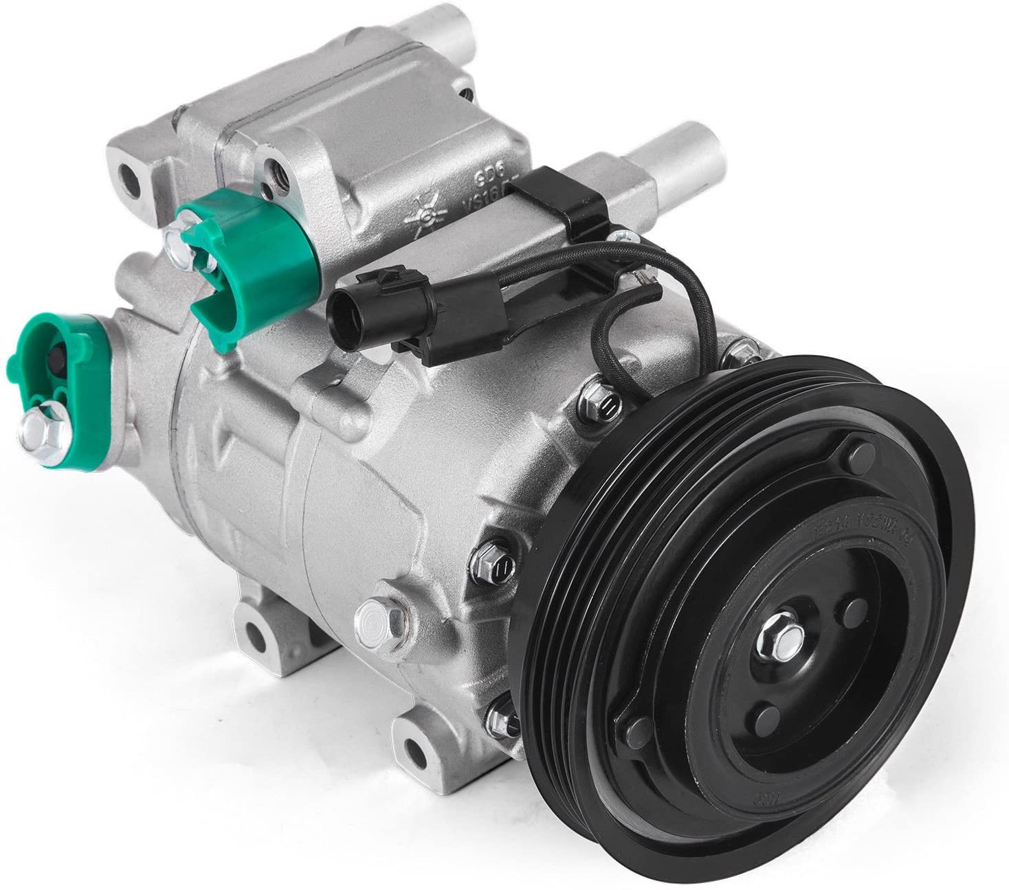 Mophorn 977011E001 CO 10925C Universal Air Conditioner AC Compressor for 2006-2009 Hyundai Accent 1.6L 67358 68358 977011E000