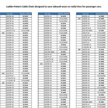 Security Chain Company SC1032 Radial Chain Cable Traction Tire Chain - Set of 2