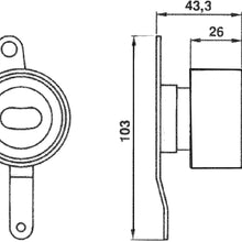 ACDelco T41023 Professional Manual Timing Belt Tensioner