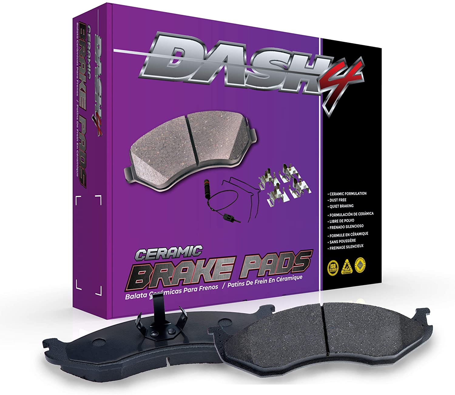 Dash 4 CD1304 Premium Brake Pad, Ceramic (Ceramic)
