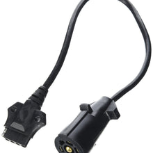 Optronics A57WH 5 Flat 7 Round 16" Cable Adaptor and Plug