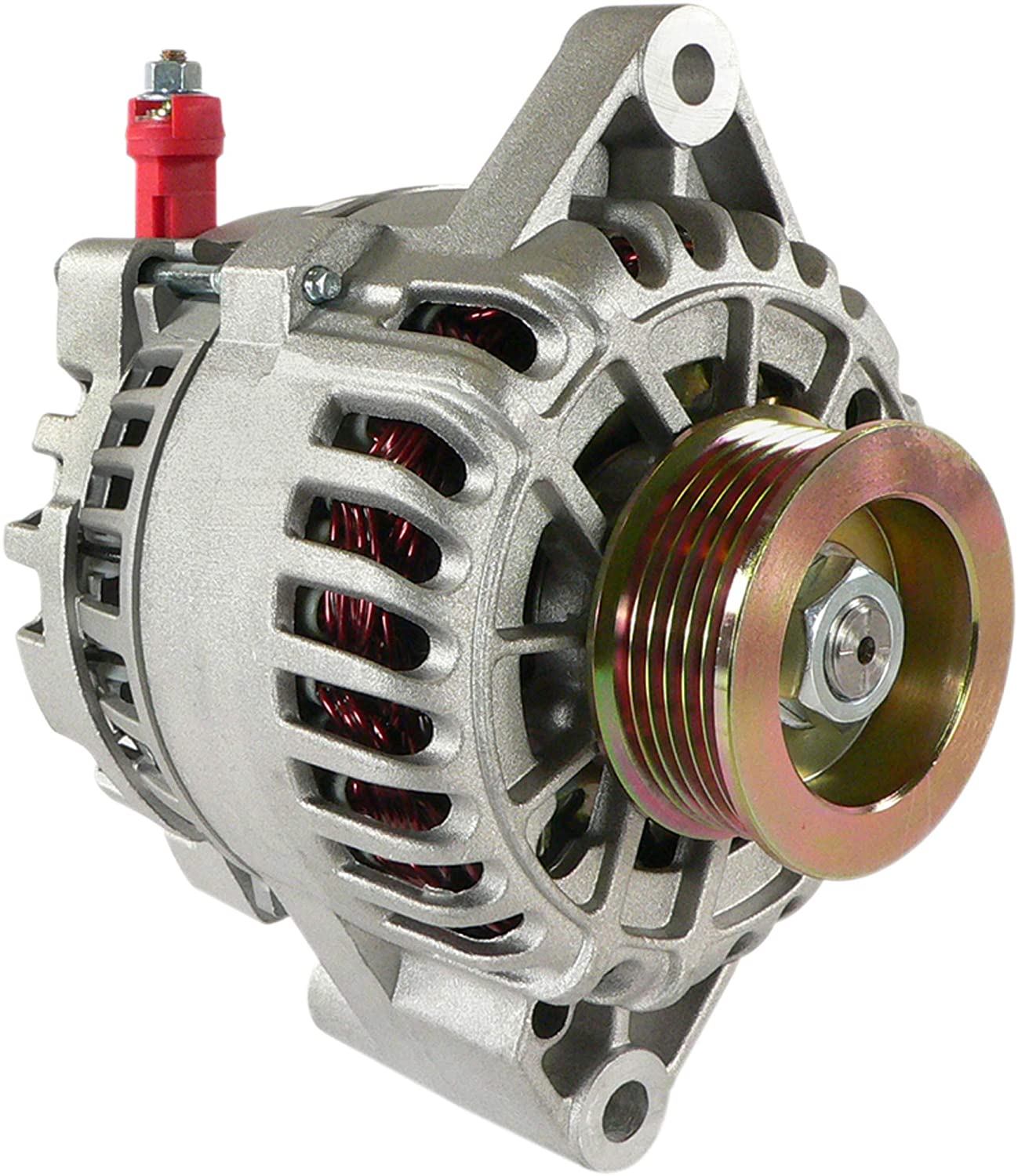 DB Electrical AFD0075 Alternator Compatible With/Replacement For Ford Mustang 2001-2004 3.8L also 3.9L for 2004 Model / 1R3U-10300-AA, 1R3U-10300-AB, 1R3U-10300-AC, 1R3U-10300-AD, 1R3Z-10346-A