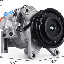 Mophorn 8831014820 883202412084 CO 10199RW Universal Air Conditioner AC Compressor For 92-00 Lexus SC300 93-98 Toyota Supra 3.0 57337 78310 77310 4710214 60-01449NA
