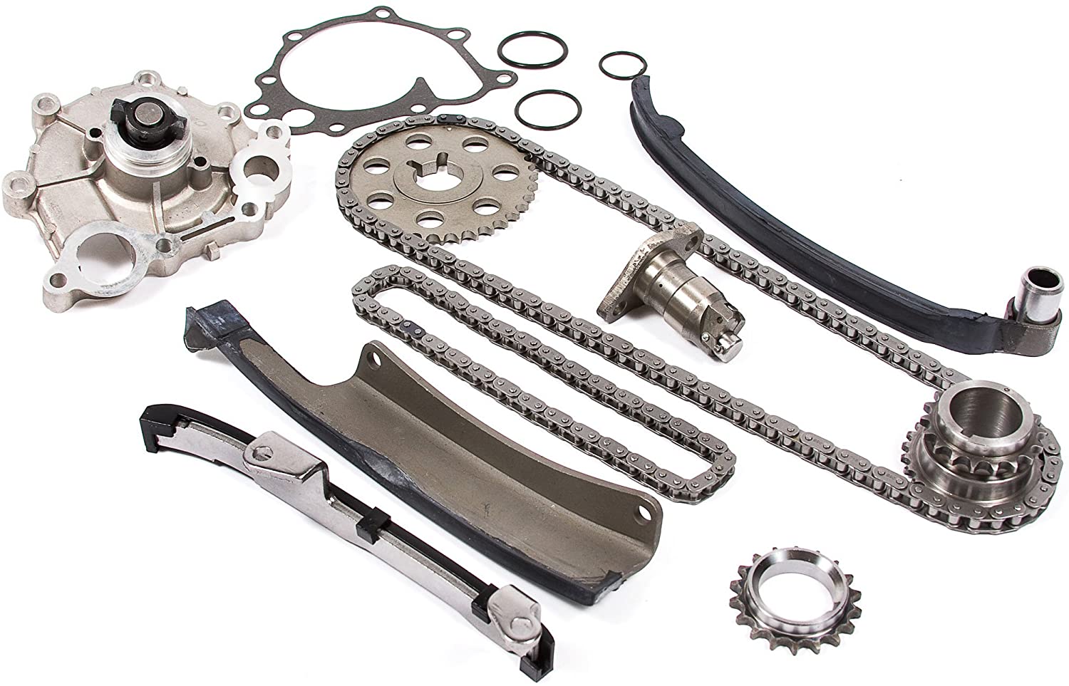 Evergreen TK2019WPT Compatible With Toyota Previa 2TZFE Timing Chain Kit Water Pump