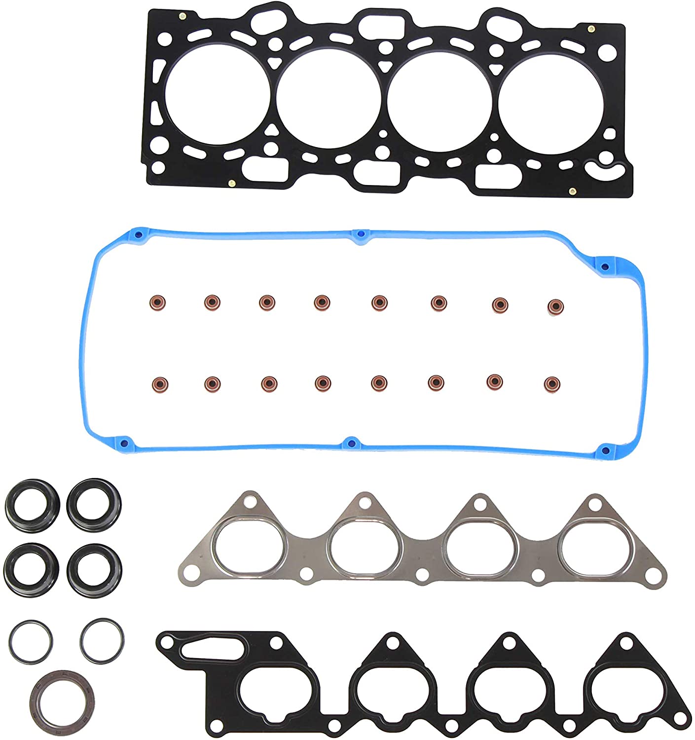 DNJ HGS159 MLS Head Gasket Set for 2002-2007 / Mitsubishi/Lancer / 2.0L / SOHC / L4 / 16V / 122cid, 2000cc
