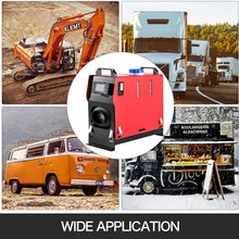 Happybuy 5KW Diesel Air Heater All in One 12V Diesel Parking Heater Muffler 5000W Diesel Heater Remote Control with LCD Switch for RV Motorhome Bus and Trailer