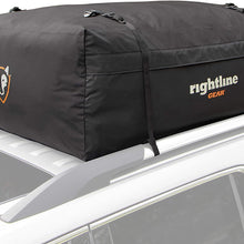 Rightline Gear Range Jr Car Top Carrier, 10 cu ft Sized for Compact Cars, Weatherproof +, Attaches With or Without Roof Rack - 100R50