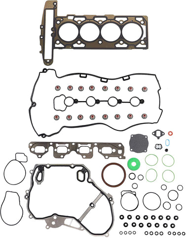 DNJ FGS3036 Full Gasket/Sealing Set for 2006-2010 / Chevrolet, Pontiac, Saturn/Aura, Cobalt, G5, G6, HHR, Ion, Malibu, Solstice, Vue / 2.4L / DOHC / 16V
