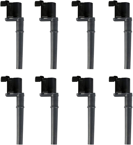 ENA Pack of 8 Ignition Coils compatible with 1998-2014 Ford Mustang Lincoln Navigator Continental Mark VIII Aviator Panoz 4.6L 5.4L V8 Compatible with DG512 UF191 C1141