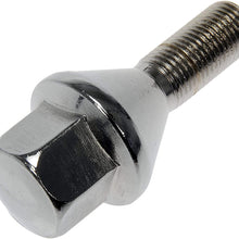Dorman 611-005 M12-1.25 Wheel Bolt - 19mm Hex, 23mm Thread Length for Select Chrysler/Dodge/Jeep Models - Chrome (OE FIX), 5 Pack
