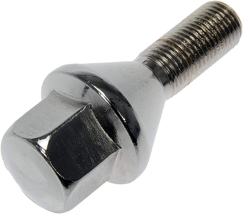 Dorman 611-005 M12-1.25 Wheel Bolt - 19mm Hex, 23mm Thread Length for Select Chrysler/Dodge/Jeep Models - Chrome (OE FIX), 5 Pack
