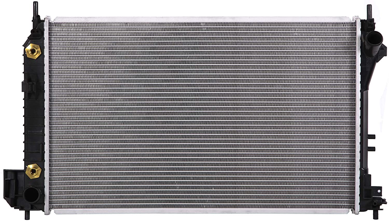 Lynol Cooling System Complete Aluminum Radiator Direct Replacement Compatible With 2003-2011 Saab 9-3 L4 2.0L
