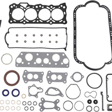 DNJ FGS2001 Full Gasket Sealing Set For 1976-1979 Honda Accord, Civic 1.5L, 1.6L SOHC L4 12V 1487cc, 1599cc ED3, ED4, EF1