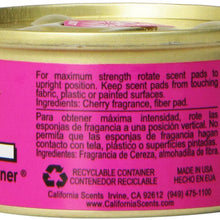 California Scents Spillproof Organic Air Freshener, Coronado Cherry, 1.5 Ounce Canister (Pack of 4)