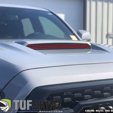 TufSkinz Inner Hood Scoop Accents - Compatible with 2016-2020 Tacoma - 3 Piece Kit (Inferno(Non-Metallic))