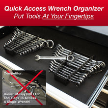 24pc IN/MM TIGHTSPOT Ratcheting Wrench Set - MASTER SET Including Inch & Metric With Quick Access Wrench Organizer - Our standard in combination wrench sets from gear to tip